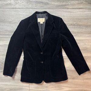 Vintage Marianne Fashion Black Blazer w/ Pockets 7/8